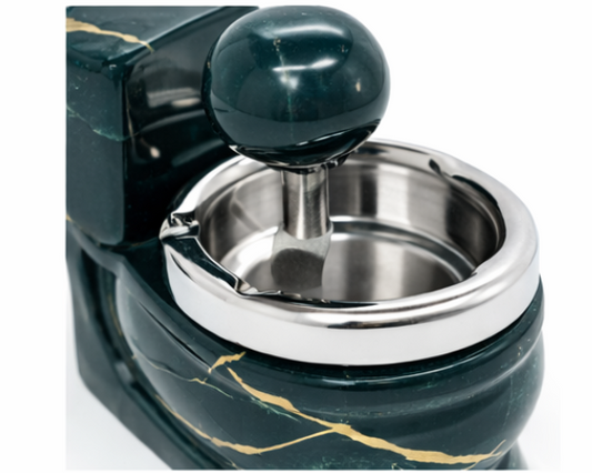Toilet Ceramic Spinning Ashtray