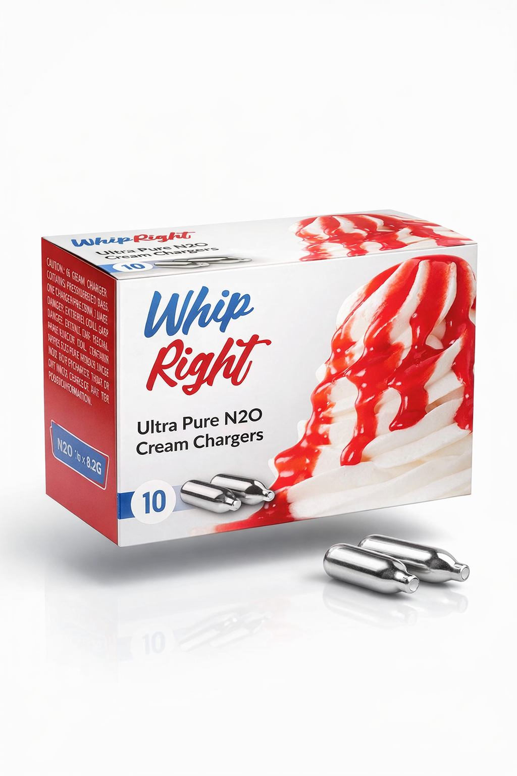 WhipRight Ultra Pure Cream Chargers – 10 Pack