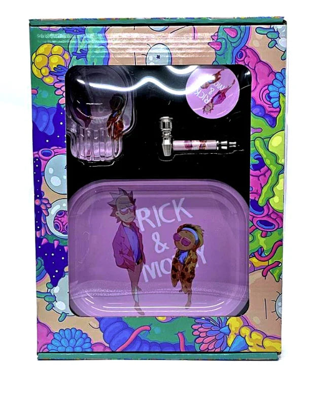 Rick & Morty Purple Tray Gift Set