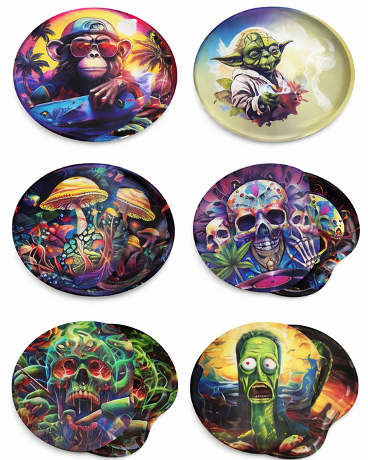 Rolling Tray With Magnetic Lid