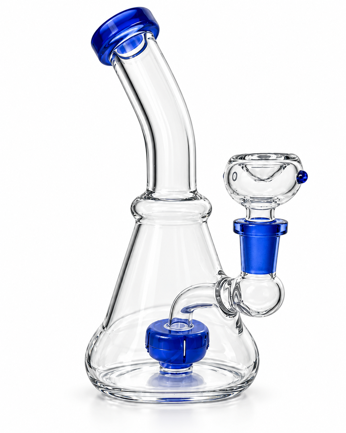 Mini Bent Neck Beaker Bong – 16cm
