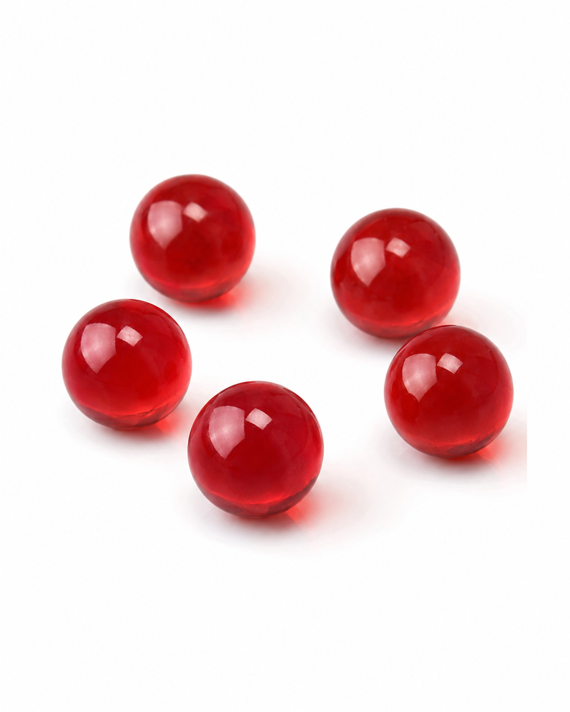 Ruby Terp Pearls 3mm - 5 pack