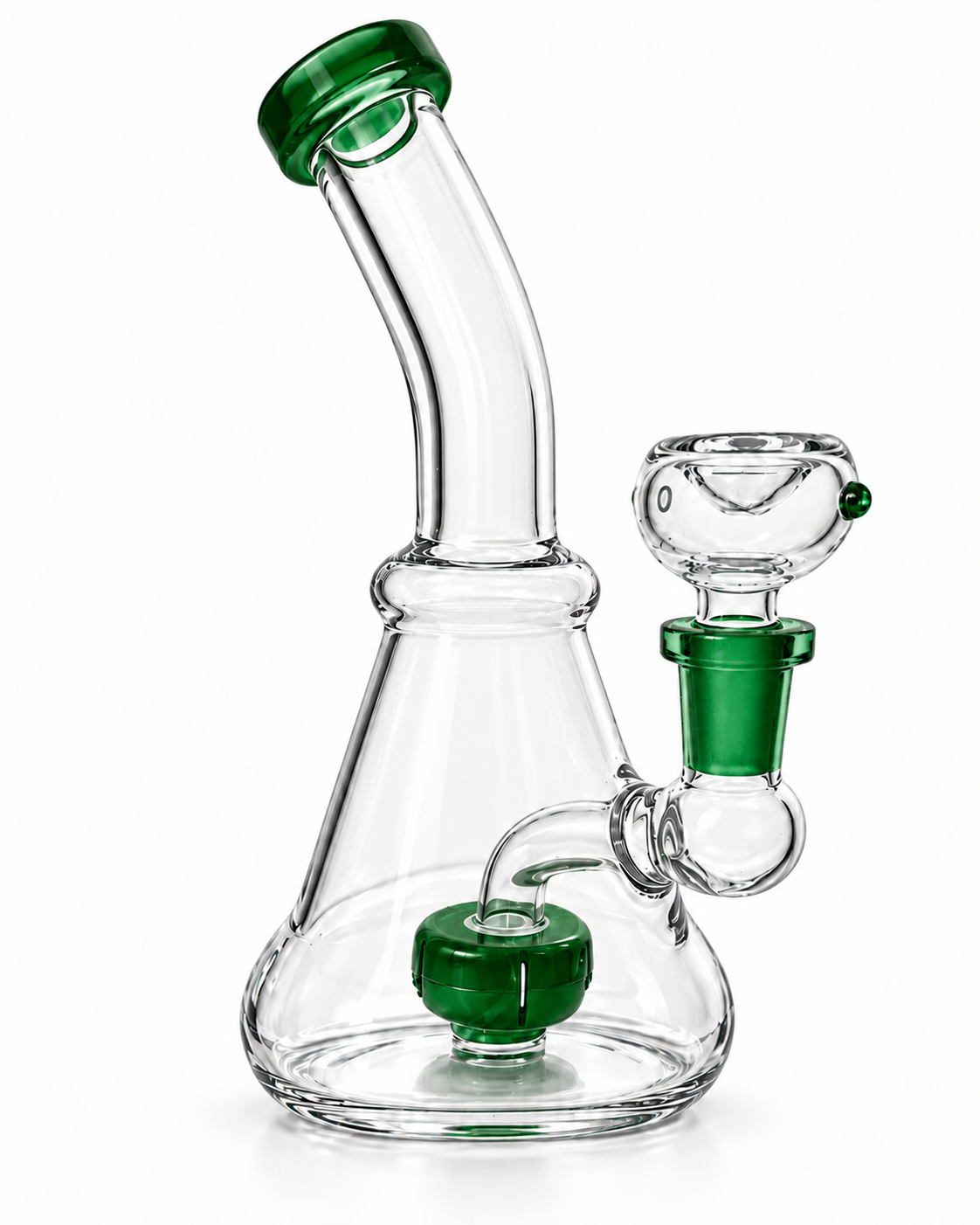 Mini Bent Neck Beaker Bong – 16cm