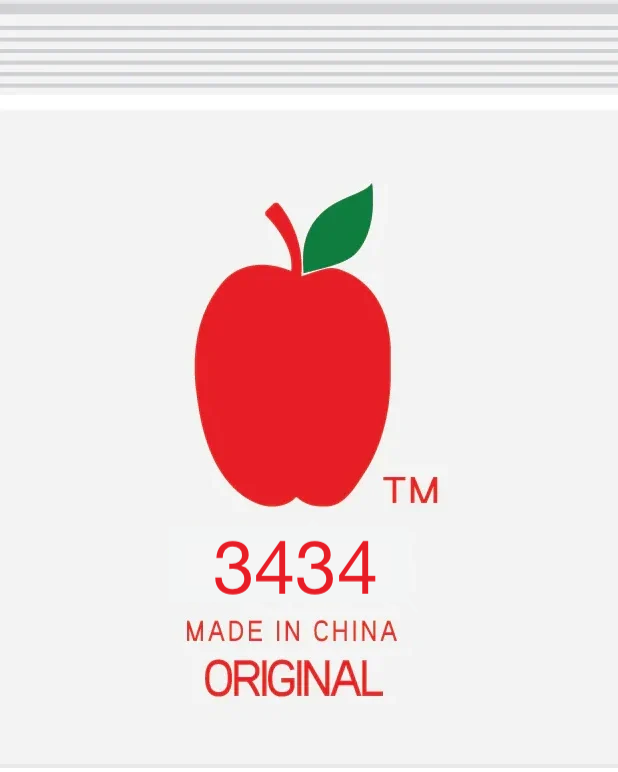 Apple Ziplock Bags 3434