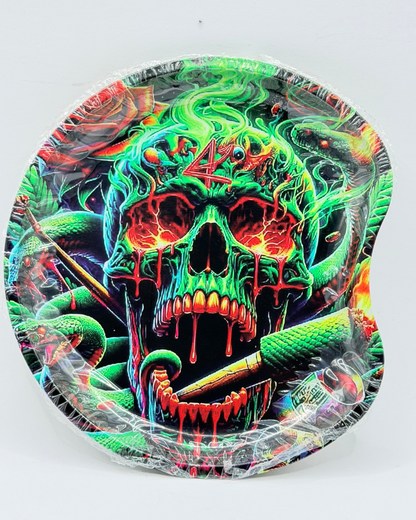 Rolling Tray With Magnetic Lid