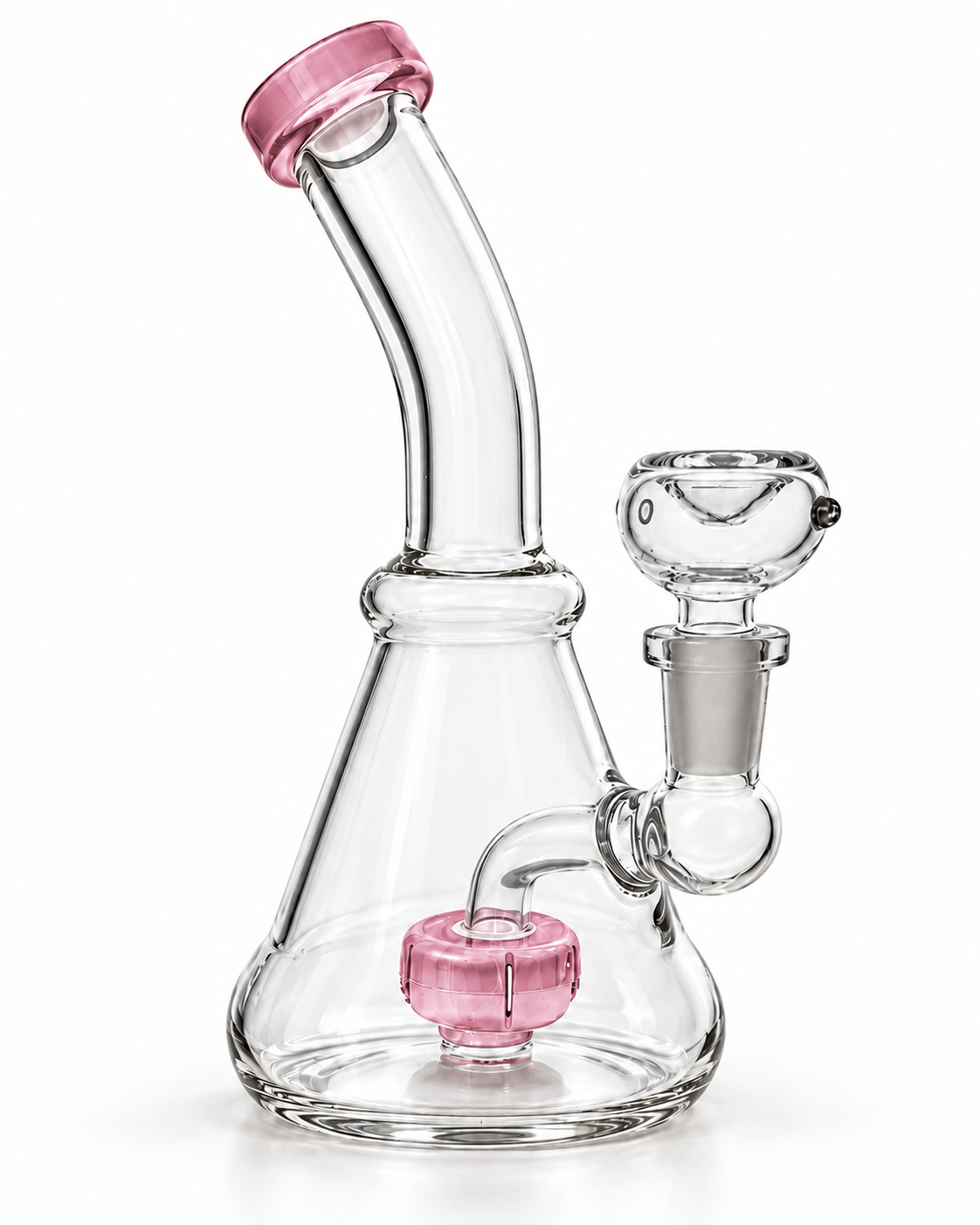 Mini Bent Neck Beaker Bong – 16cm