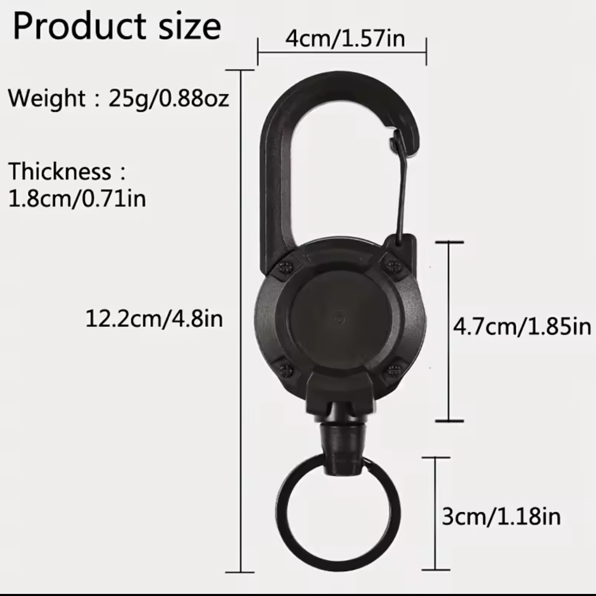 Retractable Keychain