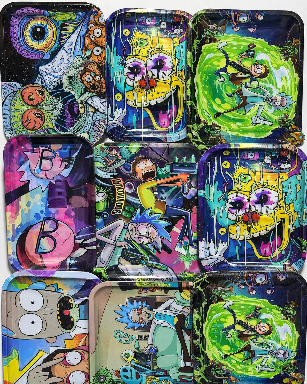 Assorted Rolling Trays