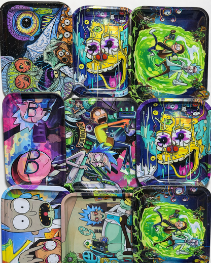 Assorted Rolling Trays