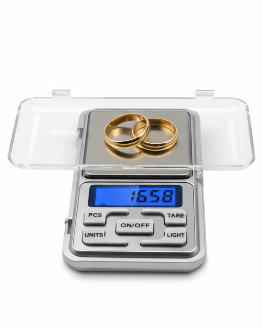 Clean pocket scale - with rings