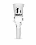 Frosted Glass Adapter - 14mm Female to 10mm Male