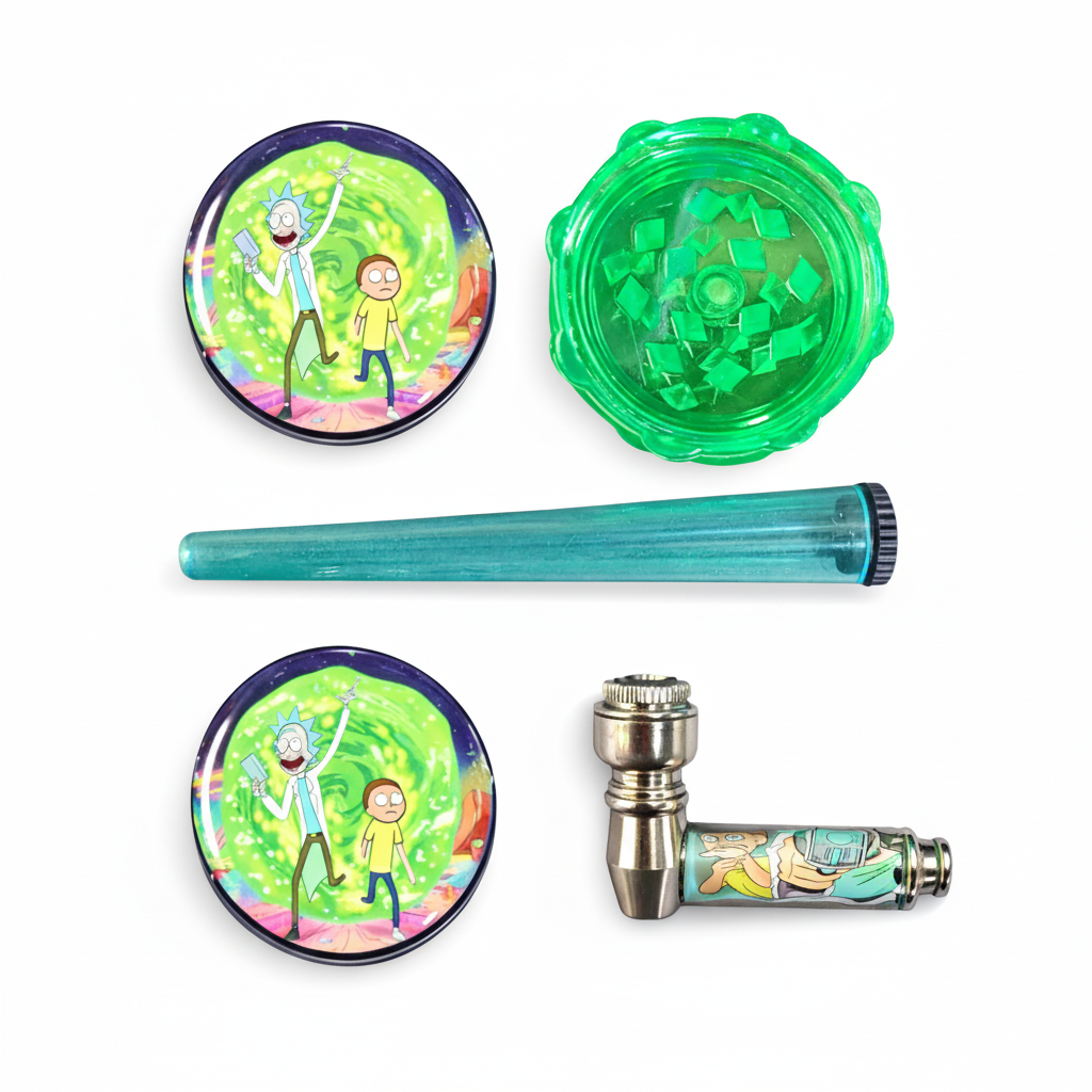 Rick And Morty Essentials set - angled view