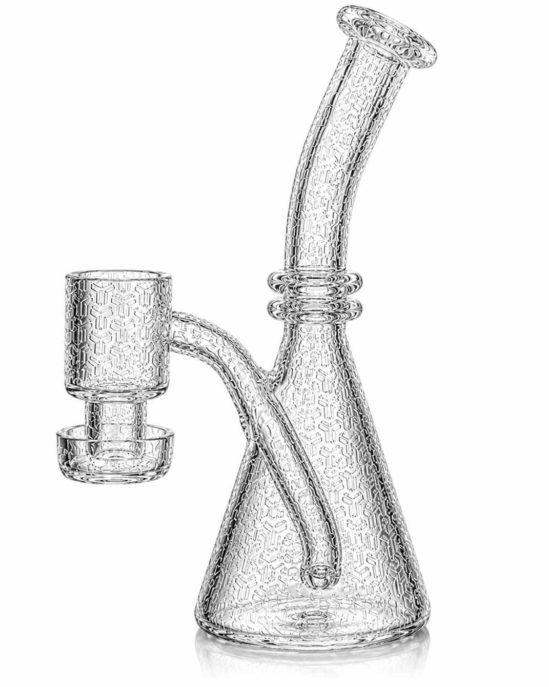 Bevelled Quartz Beaker Dab Rig