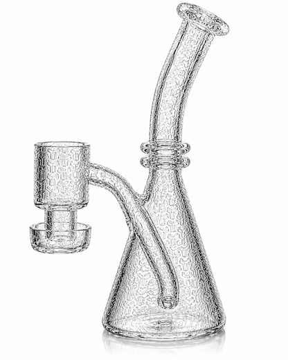Bevelled Quartz Beaker Dab Rig