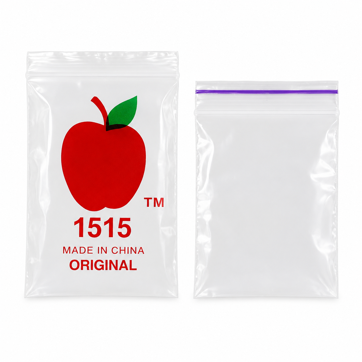 Apple Ziplock Bags 1515