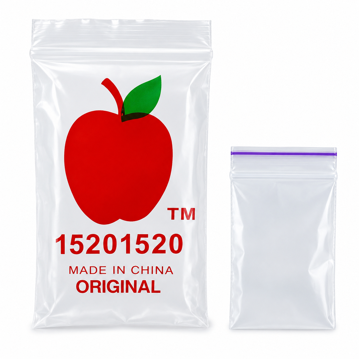 Apple Ziplock Bags 1520